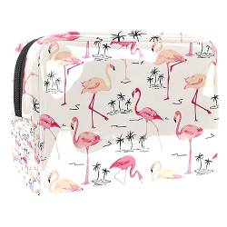 Rosa Flamingo Vogel Schminkpinsel Beauty Bag Organizer Kosmetiktasche von VERED