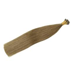 I Tip Glatte Haarverlängerungen Für Frauen, 50 G/100 Strähnen, Wiederverwendbares Echthaar, Natürliche Keratin-stick-haarverlängerungen von VERMIS