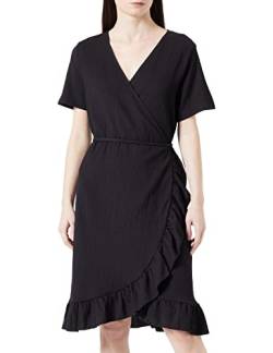 VERO MODA CURVE Damen Vmhaya Short Dress Ga Noos Curve Kleid, Schwarz, S Große Größen EU von VERO MODA CURVE