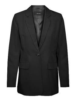 VERO MODA CURVE Damen Vmzelda Ls Blazer Curve Noos, Schwarz, 50 Große Größen von VERO MODA