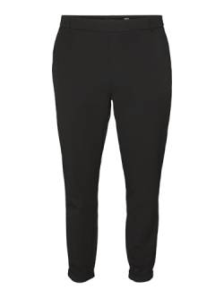 VERO MODA Curve Damen Vmmaya Mr Loose Solid Curve Noos Pants, Schwarz, 44W / 32L EU von VERO MODA