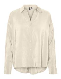 VERO MODA Damen Bluse 10289349 Antique White L von VERO MODA