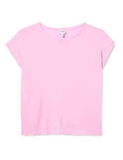 VERO MODA Damen Einfarbiges Stretch T-Shirt Basic Rundhals Top Oberteil Tief Angesetzte Schultern VMAVA, Farben:Rosa, Größe:XS von VERO MODA