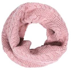 VERO MODA Damen Loop Schal VMPica Tubescarf gestrickter Schlauch-Schal 10249557 misty rose melange von VERO MODA