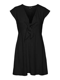 VERO MODA Damen Minikleid Vmmymilo Cap Sleeve Mini Dress Wvn Ga, Schwarz, L von VERO MODA