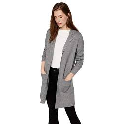 VERO MODA Damen Pullover 10215659 Medium Grey Melange S von VERO MODA