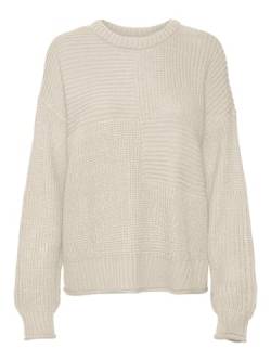 VERO MODA Damen Pullover 10291269 Birch M von VERO MODA