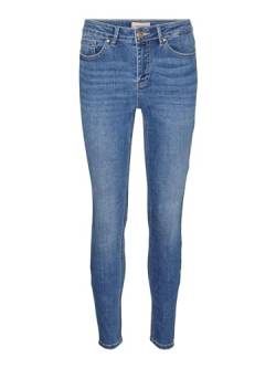 VERO MODA Damen Skinny Jeans, Farbe:Blau, Jeans/Hosen Neu:S / 30L von VERO MODA