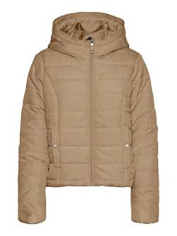 VERO MODA Damen Steppjacke Simone gesteppte Übergangsjacke 10266987 tigers eye L von VERO MODA