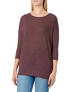 VERO MODA Damen VMCARLA 3/4 TOP GA NOOS Langarmshirt, Winetasting, XL von VERO MODA