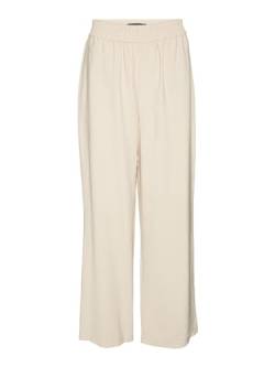 VERO MODA Damen VMCARMEN HW Wide Pull-ON Pant NOOS Hose, Irish Cream, XSW / 34L von VERO MODA