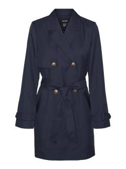 VERO MODA Damen VMCELESTE 3/4 NOOS Trenchcoat, Navy Blazer, M von VERO MODA