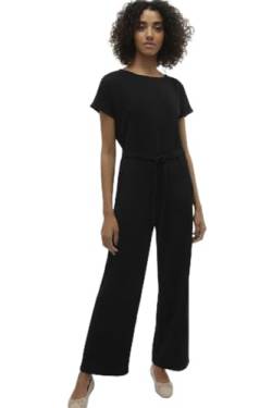 VERO MODA Damen VMFATI BATSLEEVE JRS Jumpsuit, Black, L von VERO MODA