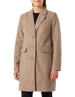 VERO MODA Damen VMGIANNACINDY Coat AW23 BOOS Mantel, Brown Lentil/Detail:Melange, S von VERO MODA