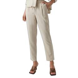 VERO MODA Damen VMJESMILO Ankle Pants WVN GA NOOS Hose, Silver Lining, M von VERO MODA