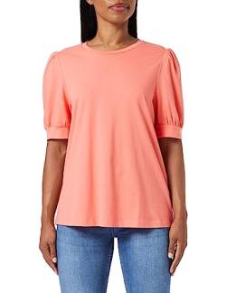 VERO MODA Damen VMKERRY 2/4 O-Neck TOP VMA NOOS T-Shirt, Georgia Peach, L von VERO MODA