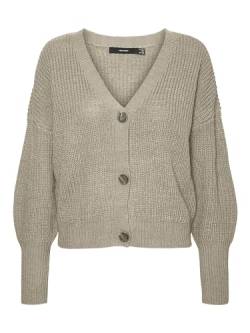 VERO MODA Damen VMLEA LS V-Neck Cuff Cardigan NOOS 10273853, Laurel Oak, S von VERO MODA