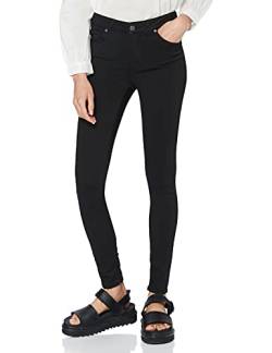 VERO MODA Damen VMLUX NW SUPER Slim BA037 NOOS Jeans, Black Black, XS / 30L von VERO MODA