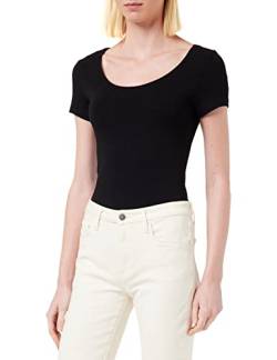 VERO MODA Damen VMMAXI My SS Soft U-Neck NOOS T-Shirt, Schwarz Black, 40 (Herstellergröße: L) von VERO MODA