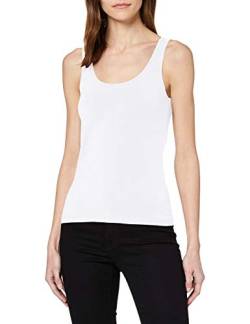 VERO MODA Damen VMMAXI My Soft Short Tank TOP GA NOOS Bluse, Bright White, M von VERO MODA