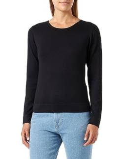 VERO MODA Damen VMMOLLY LS Bow Back GA Boo Pullover, Black, M von VERO MODA