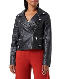 VERO MODA Damen VMNICOLE Short Coated Jacket BOOS Jacke, Black, M von VERO MODA