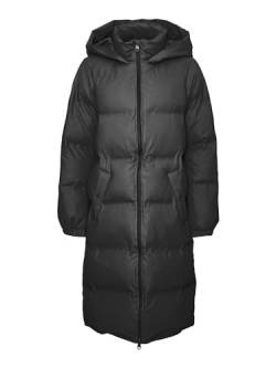 VERO MODA Damen VMNOE AW23 Long Coated Coat BOOS Mantel, Black, S von VERO MODA