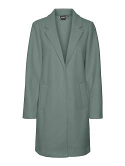 VERO MODA Damen VMPOP Coat Mantel, Dark Forest/Detail:Melange, L von VERO MODA