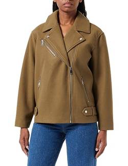 VERO MODA Damen VMPOPEMMY Biker Jacket BOOS CP Jacke, Capers/Detail:SOLID, XS von VERO MODA