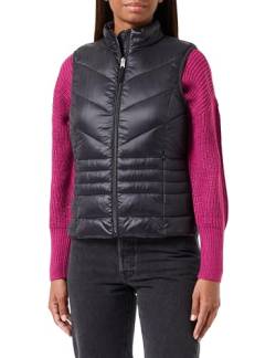 VERO MODA Damen VMSORAYASIV AW23 Short Waistcoat BOOS Weste, Black, M von VERO MODA