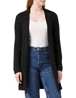 VERO MODA Damen VMTASTY FULLNEEDLE LS New Coatigan 10215659, Black, M von VERO MODA