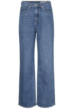 VERO MODA Damen VMTESSA HR Wide Jeans RA380 GA NOOS Hose, Medium Blue Denim, 28W x 30L von VERO MODA
