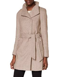 VERO MODA Damen VMTWODOPE Belt 3/4 Wool Jacket GA N 10237744, Silver Mink/Melange, XL von VERO MODA