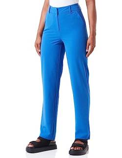 VERO MODA Damen VMZELDA HR Straight Pant NOOS Anzughose, Beaucoup Blue, 36/32 von VERO MODA