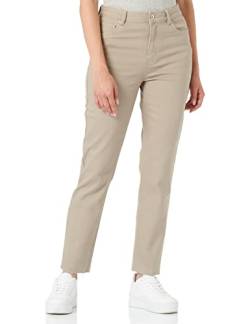 VERO MODA Damen Vmbrenda Hr Straight Ank Cut Color Jeanshose, Laurel Oak, 29W / 32L EU von VERO MODA