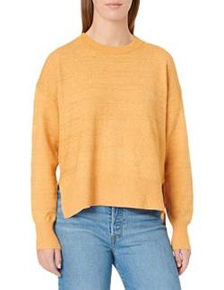 VERO MODA Damen Vmdolly O-neck Blouse Ga Boo Pullover, Golden Yellow/Detail:w Melange, L EU von VERO MODA