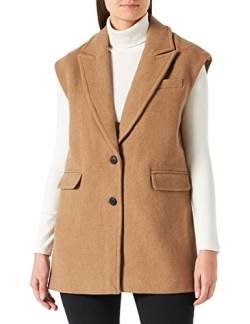 VERO MODA Damen Vmedna Waistcoat Boos Weste, Tigers Eye/Detail:solid, M EU von VERO MODA