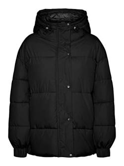 VERO MODA Damen Vmelectra Jacket Boos Steppjacke, Schwarz, L EU von VERO MODA