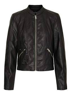 VERO MODA Damen Vmkhloefavo 22 Short Coated Jacket Noos Regenjacke kurz, Schwarz, XL EU von VERO MODA