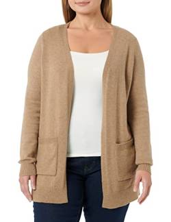 VERO MODA Damen Vmlillie Ls Pocket Noos Cardigan Sweater, Sepia Tint, S EU von VERO MODA