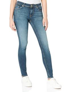 VERO MODA Damen Vmlux Mr Slim Ri375 Ga Noos Jeanshose, Dark Blue Denim, XL / 34L EU von VERO MODA