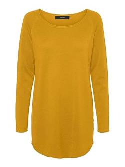 VERO MODA Damen Vmnellie Glory Long Blouse Ga Noos Pullover, Golden Yellow, L EU von VERO MODA