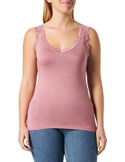 VERO MODA Damen Vmrosa Sl Top Noos T Shirt, Nostalgia Rose, L von VERO MODA