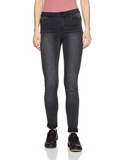 VERO MODA Damen Vmseven NW SS Smooth Jeans DK NOOS Hose, Grau (Dark Grey Denim), 38/L34 (Herstellergröße: M) von VERO MODA