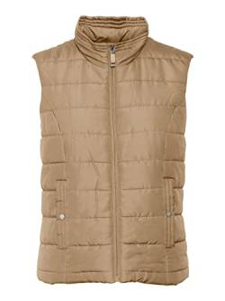 VERO MODA Damen Vmsimone Aw22 Korte Waistcoat Boos Weste, Tigers Eye, S EU von VERO MODA