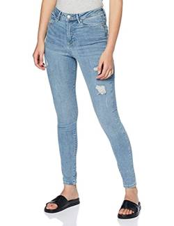 VERO MODA Damen Vmsophia Hr Skinny Destr Am314 Noos Jeans, Light Blue Denim, L / 30L EU von VERO MODA