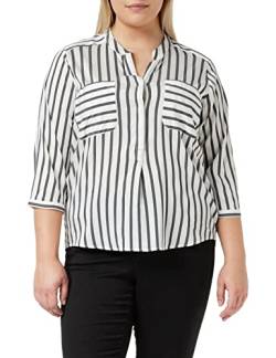 VERO MODA Female Hemd mit 3/4 Ärmeln Gestreiftes Schneewittchen 1 von VERO MODA