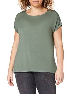 VERO MODA NOS Damen Vmava Plain Ss Top Ga Noos Bluse, Grün (Laurel Wreath), 40 (Herstellergröße: L) von VERO MODA