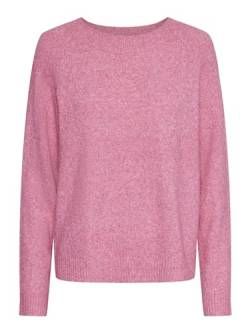 VERO MODA Strickpullover Damen,Raspberry Sorbet/Detail:Melange,XXL von VERO MODA