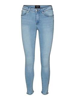 VERO MODA Tanya Mid Rise Skinny Jeans, Farbe:Blau, Jeans/Hosen Neu:XS / 32L von VERO MODA
